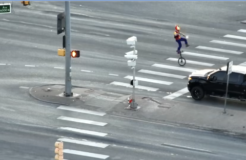 fire-juggling unicycler